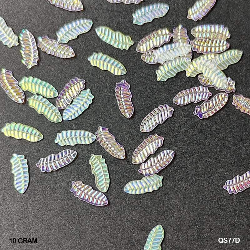 Gift To Love | Leaf Sequins | Size : Ss | Pcs : 10 Gm | Code : QS77D