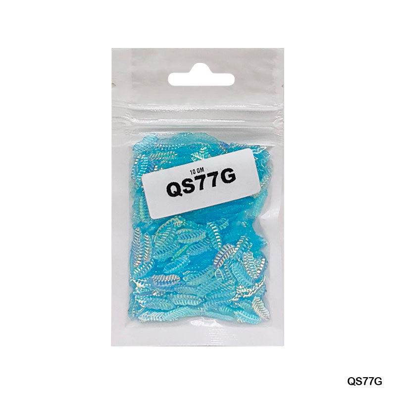 Gift To Love | Leaf Sequins | Pcs : 10 Gm | Code : QS77G