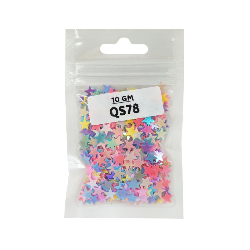 Qs78 Multi Star 7Mm 10Gm Sequins