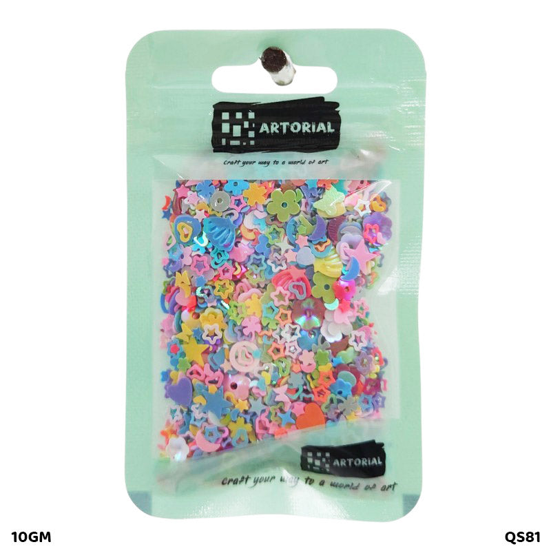 Gift To Love | Mix Sequins | Pcs : 10 Gm | Code : QS81