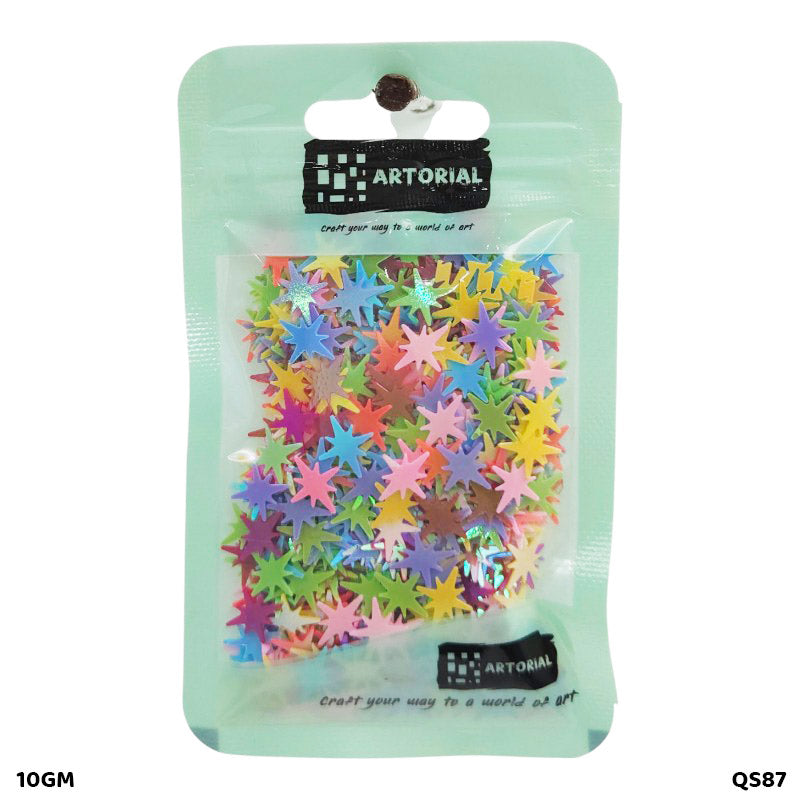 Gift To Love | Sequins | Color : Multi Color | Pcs : 10 Gm | Code : QS87