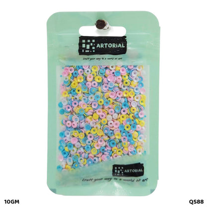 Gift To Love | Ring Sequins | Color : Multi | Pcs : 10 Gm | Code : QS88