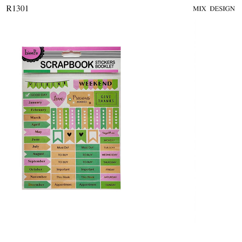 Gift To Love | Scrap Book Sticker | Code : R1301