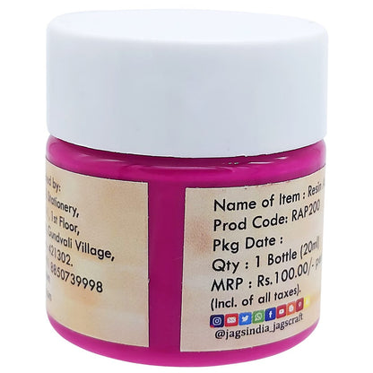 Gift To Love | Resin Art Pigments | Color : Rani Pink | Size : 20 Ml | Code : RAP200
