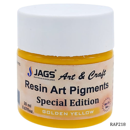 Gift To Love | Resin Art Pigments | Color : Golden Yellow | Size : 20 Ml | Code : RAP218