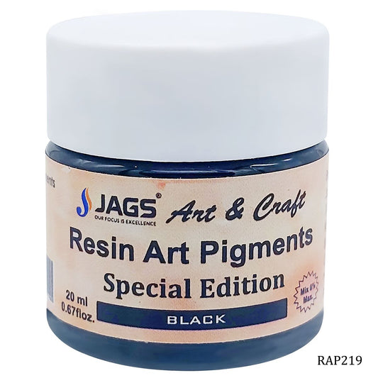 Gift To Love | Resin Art Pigments | Color : Black | Size : 20 Ml | Code : RAP219