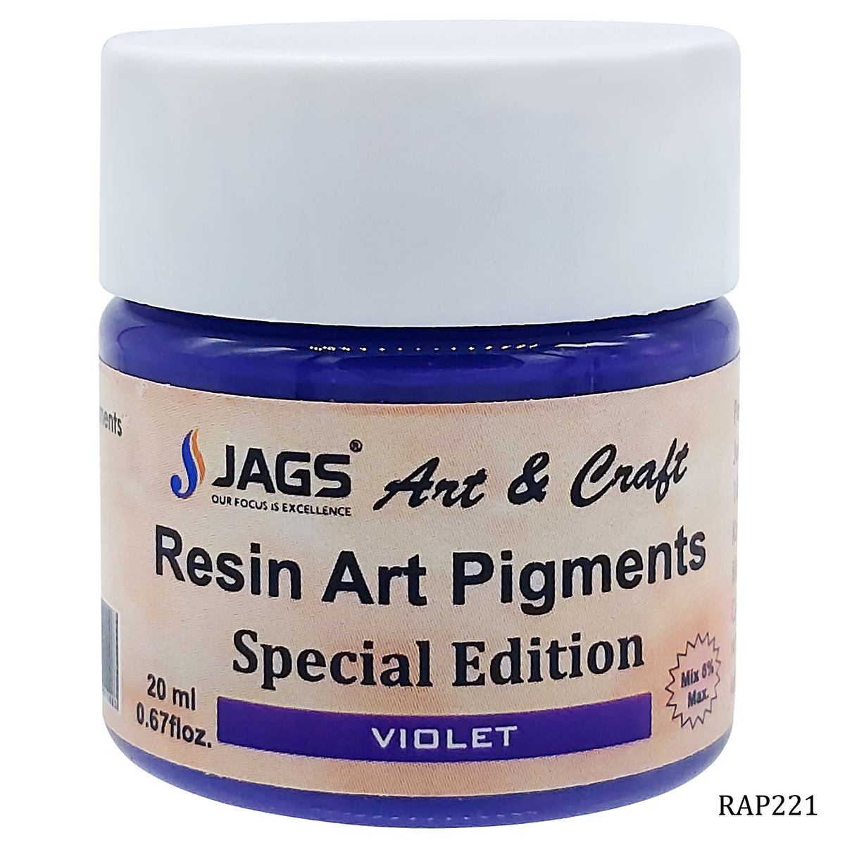 Gift To Love | Resin Art Pigments | Color : Violet | Size : 20 Ml | Code : RAP221