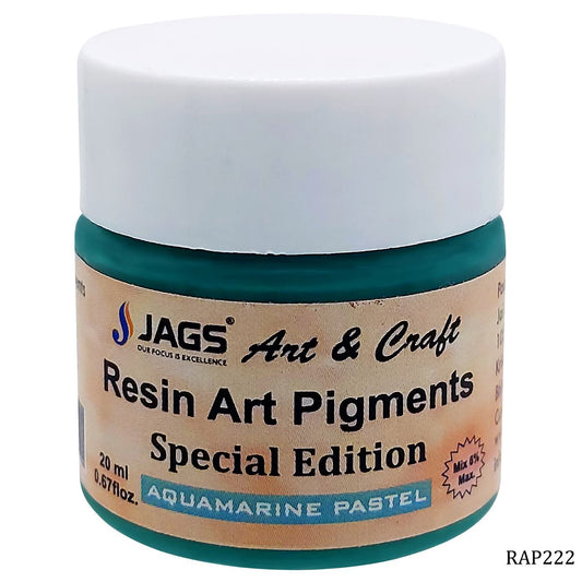 Gift To Love | Resin Art Pigments | Color : Aquamarine Pastel | Size : 20 Ml | Code : RAP222