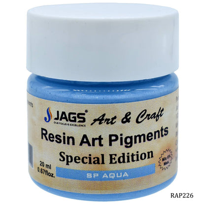 Gift To Love | Resin Art Pigments | Color : Aqua | Size : 20 Ml | Code : RAP226