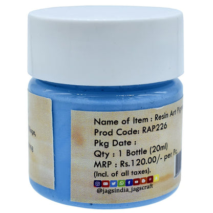 Gift To Love | Resin Art Pigments | Color : Aqua | Size : 20 Ml | Code : RAP226