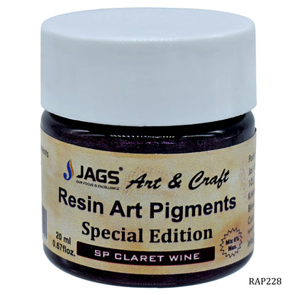 Gift To Love | Resin Art Pigments | Color : Claret Wine | Size : 20 Ml | Code : RAP228