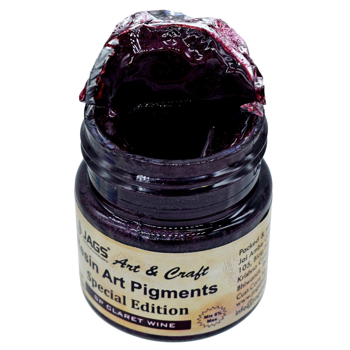Gift To Love | Resin Art Pigments | Color : Claret Wine | Size : 20 Ml | Code : RAP228