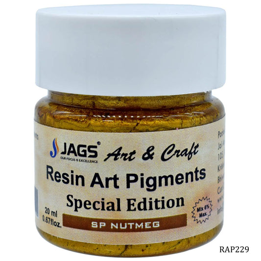 Gift To Love | Resin Art Pigments | Color : Nutmeg | Size : 20 Ml | Code : RAP229