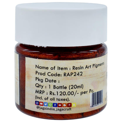 Gift To Love | Resin Art Pigments | Color : Cinnamon | Size : 20 Ml | Code : RAP242