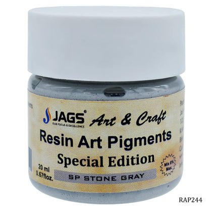 Gift To Love | Resin Art Pigments | Color : Stone Gray | Size : 20 Ml | Code : RAP244