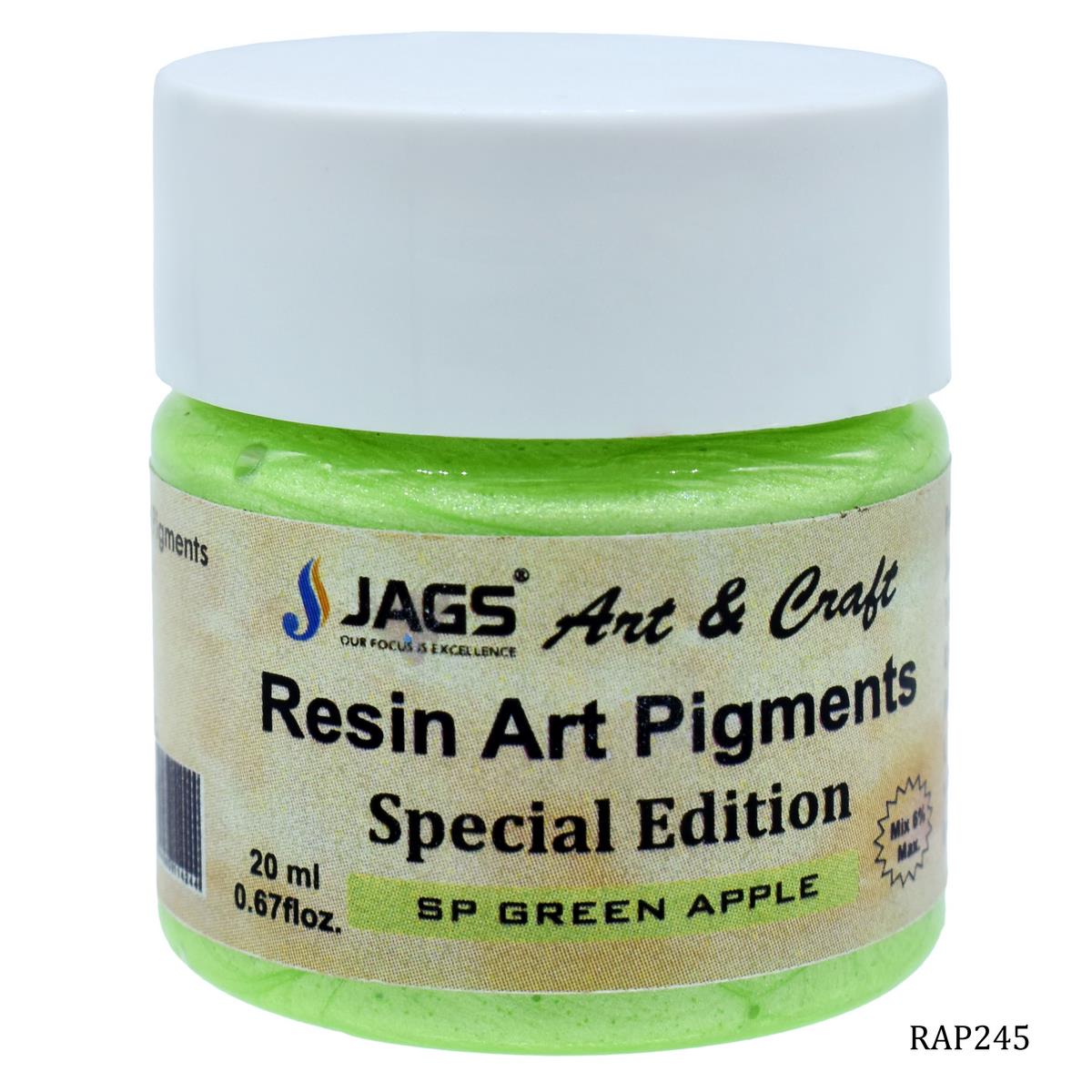 Gift To Love | Resin Art Pigments | Color : Green Apple | Size : 20 Ml | Code : RAP245