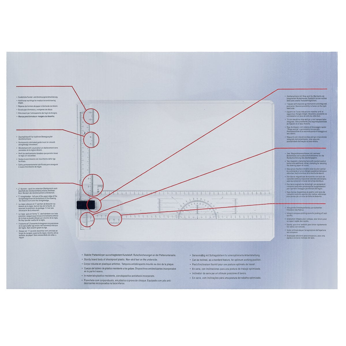 Gift To Love | Rapid Technical Drawing Board Big | Size : A3 | Code : RAPIDA3