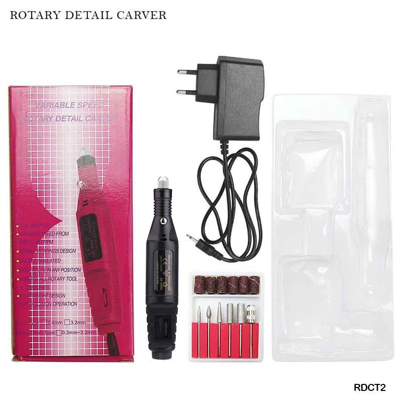 Gift To Love | Rotary Detail Carver Tool | Color : Black | Code : RDCT2