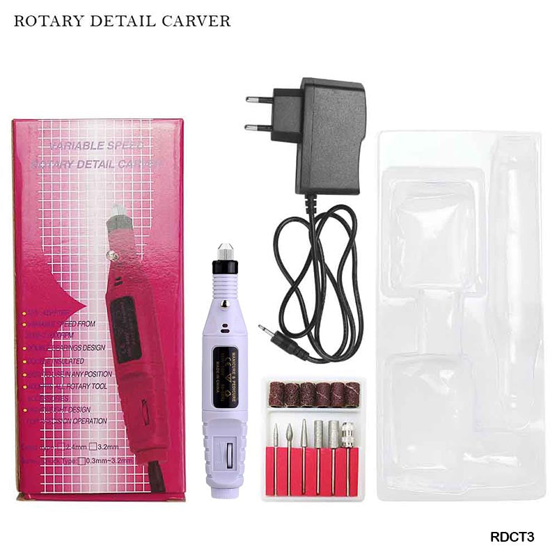 Gift To Love | Rotary Detail Carver Tool | Color : White | Code : RDCT3
