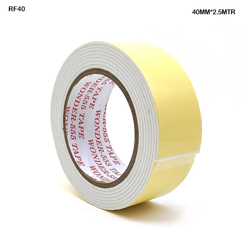 Gift To Love | Double Side Foam Tape | Size : 40 Mm X 2.5 Mtr | Code : RF40
