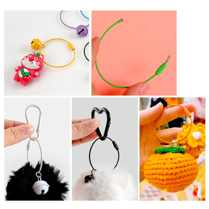 Gift To Love | Round Ss Keychain Clasp Lock | Size : 50 Mm | Pcs : 5 Pcs | Code : RKB55G