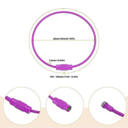 Gift To Love | Round Ss Keychain Clasp Lock | Size : 50 Mm | Pcs : 5 Pcs | Code : RKB55SB