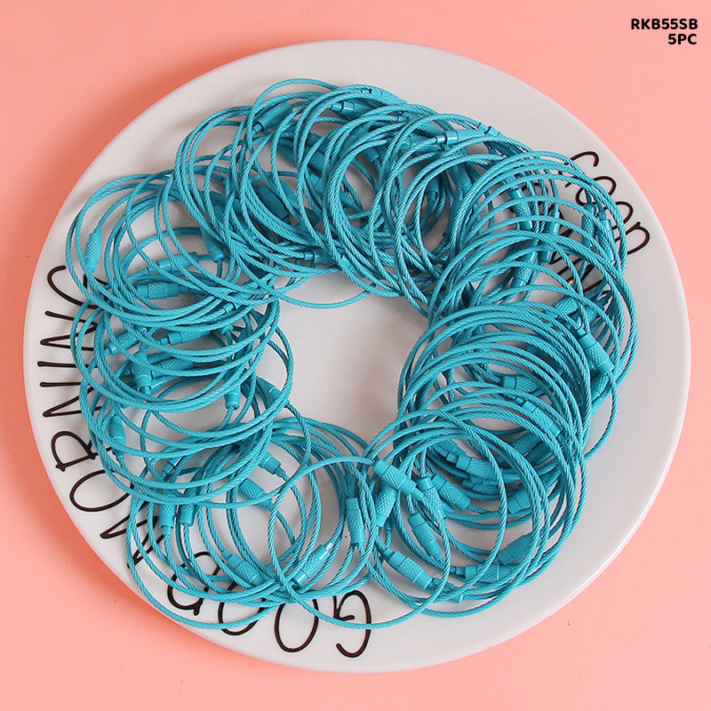 Gift To Love | Round Ss Keychain Clasp Lock | Size : 50 Mm | Pcs : 5 Pcs | Code : RKB55SB