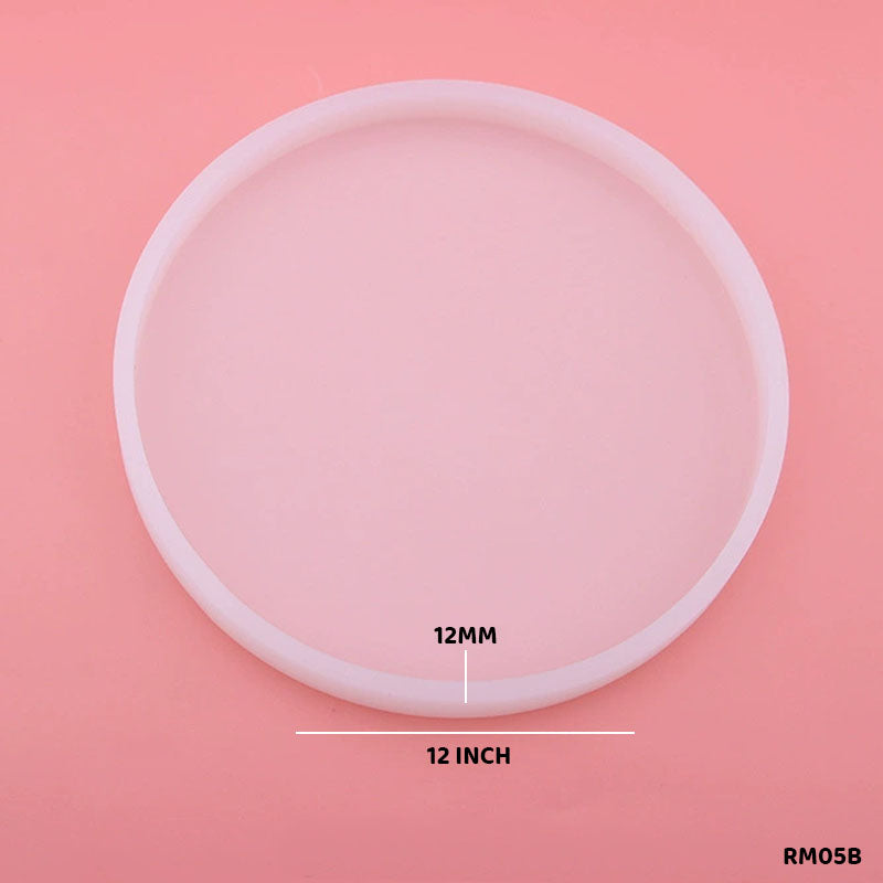 Rm05B Silicon Mold Round Plain 12 Inch 12Mm