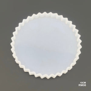 Gift To Love | Silicon Mold Round Zigzag | Size : 4 Inch | Code : RM08