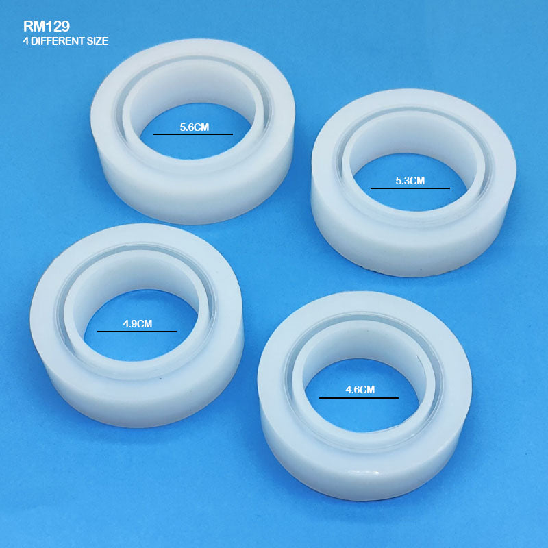 Gift To Love | Silicon Mold Bangle Set | Size : 24 Mm | Pcs : 4 | Code : RM129A