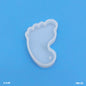 Gift To Love | Silicon Mold Foot Print | Size : 6.5 Cm | Code : RM136