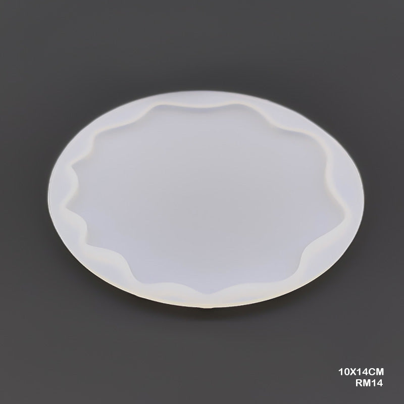 Gift To Love | Silicon Mold Oval | Size : 10 X 14 Cm | Code : RM14