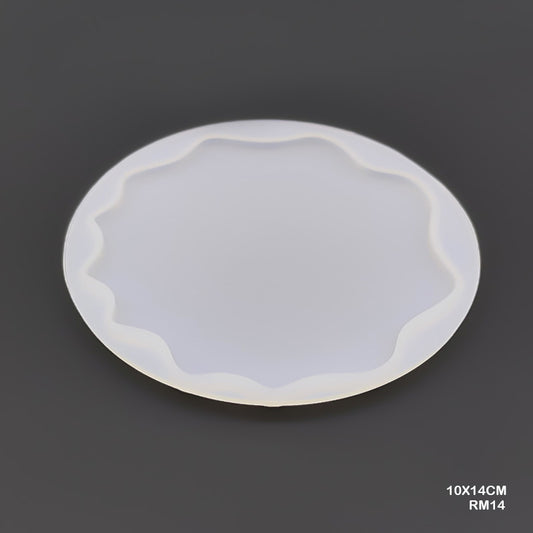 Gift To Love | Silicon Mold Oval | Size : 10 X 14 Cm | Code : RM14