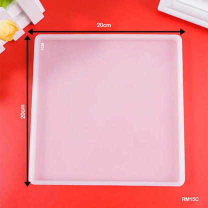 Gift To Love | Silicon Mold Square | Size : 20 X 20 X 1 Cm | Code : RM15C