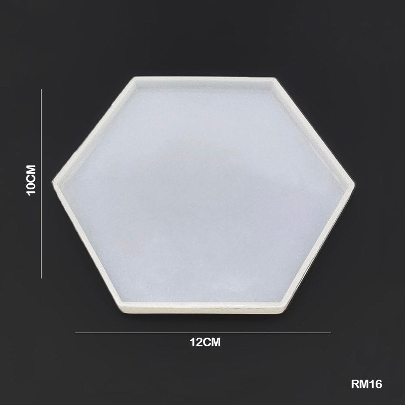 Gift To Love | Silicon Mold Hexagon | Size : 12 X 10.5 Cm | Code : RM16
