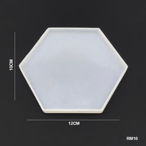 Gift To Love | Silicon Mold Hexagon | Size : 12 X 10.5 Cm | Code : RM16