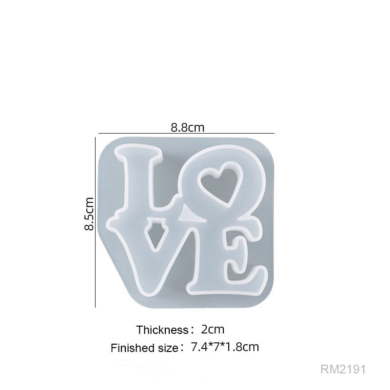 Rm2191 Silicon Mould (8.8X8.5Cm)-Gift To Love-Art & Craft