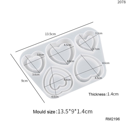 Gift To Love | Silicon Mould | Size : 13.5 X 9 Cm | Code : RM2196
