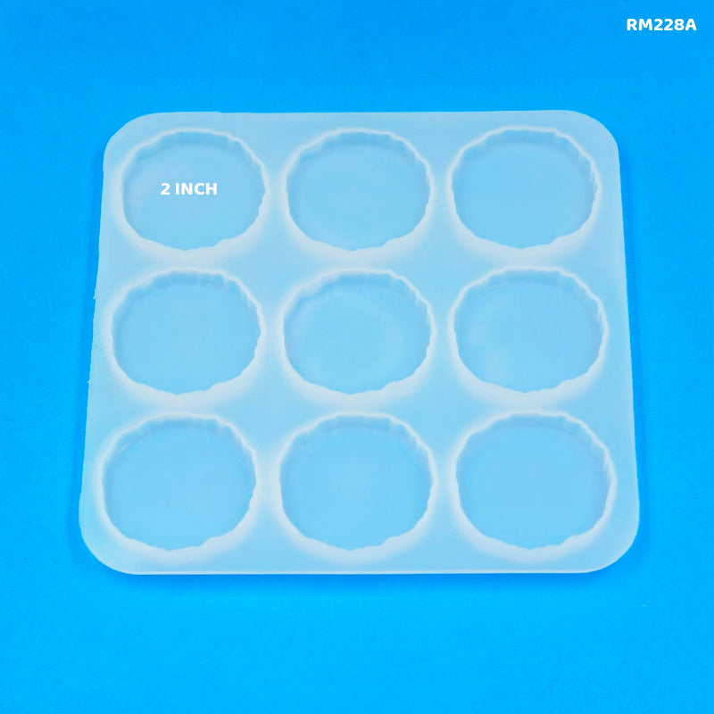 Gift To Love | Silicon Mold 2 Inch Agate | Pcs : 9 Pcs | Code : RM228A