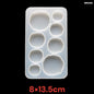 Gift To Love | Silicon 8 Cavity Round Agate Mold | Code : RM240