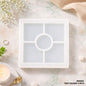 Gift To Love | Silicon Mold Tray Square | Size : 4 Inch | Code : RM30C