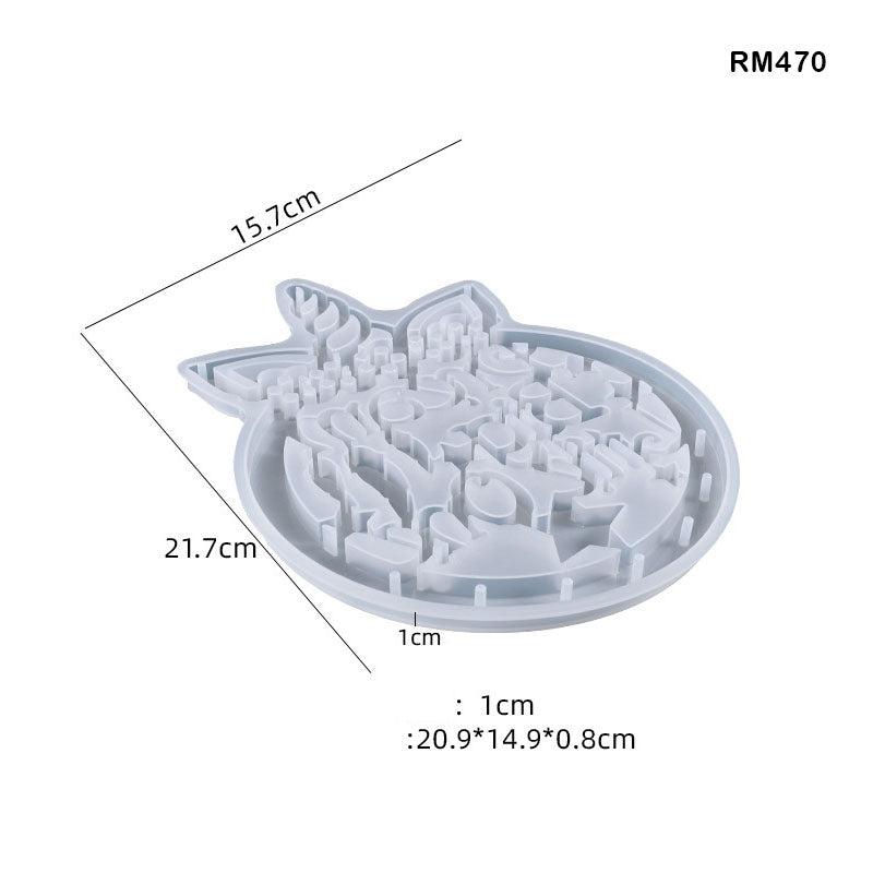 Gift To Love | Silicon Mould | Size : 21.7 X 15.7 X 1 Cm | Code : RM470