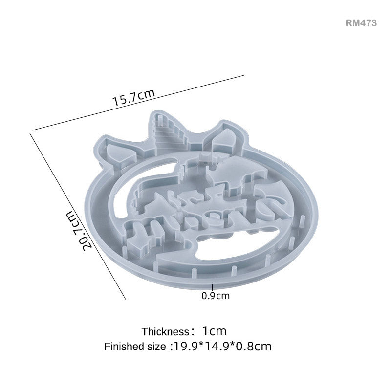 RM473 SILICON MOULD (20.7 X 15.7 X 1CM) - GIFT TO LOVE