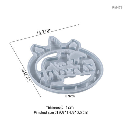 Gift To Love | Silicon Mould | Size : 20.7 X 15.7 X 1 Cm | Code : RM473