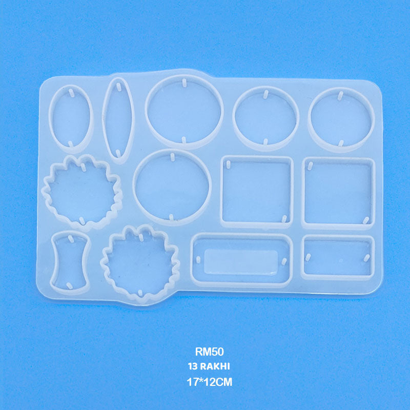 Gift To Love | Silicone Rakhi Mold | Size : 13 X 17 X 12 Cm | Code : RM50