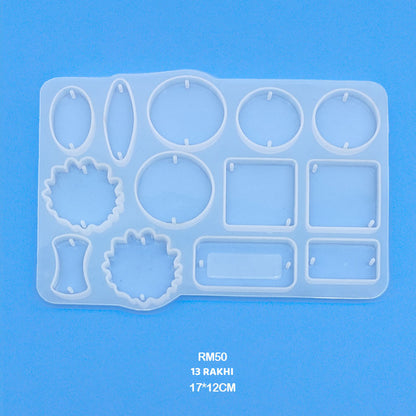Gift To Love | Silicone Rakhi Mold | Size : 13 X 17 X 12 Cm | Code : RM50