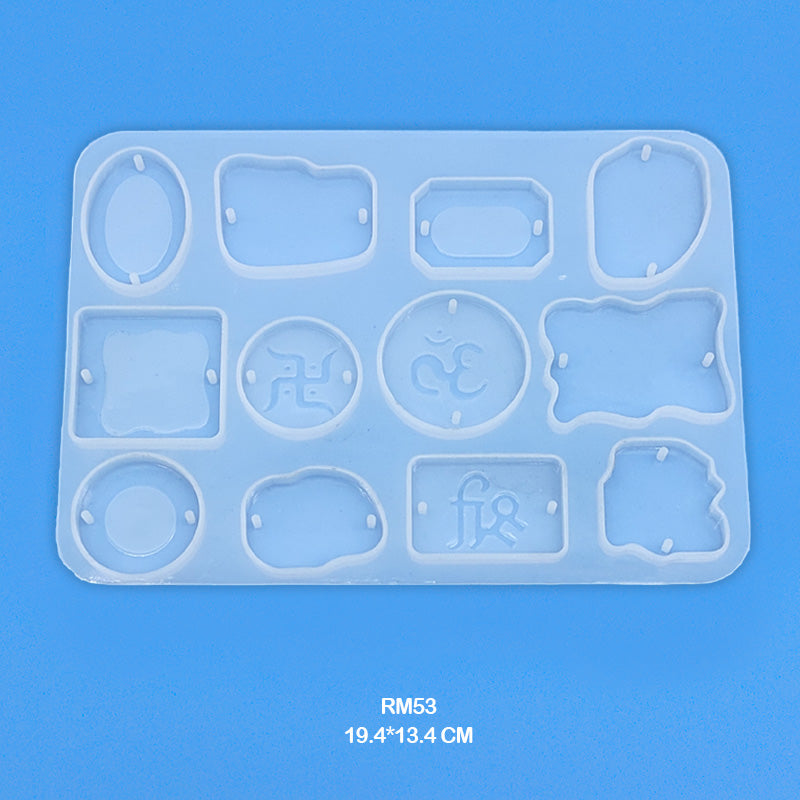 Rm53 Silicone Rakhi Mold 19.4*13.4 Cm