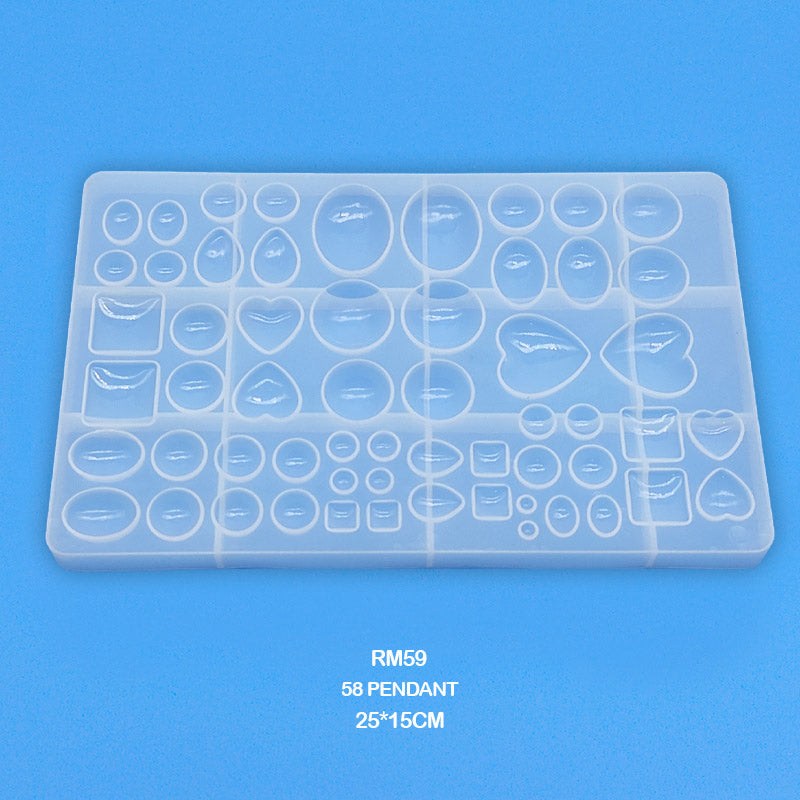 RM59 SILICONE MOLD 58 PENDANT 25*15CM - GIFT TO LOVE