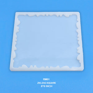 Gift To Love | Silicone Mold Square Agate | Size : 8 X 8 Inch | Code : RM61