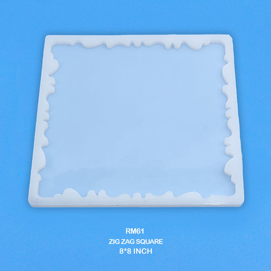 Gift To Love | Silicone Mold Square Agate | Size : 8 X 8 Inch | Code : RM61